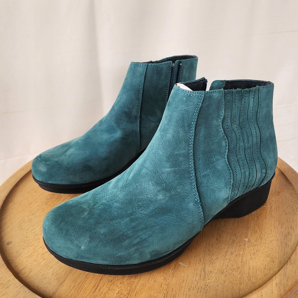 Dansko Larkin Teal Ankle Boots - Picture 2 of 11